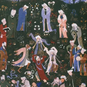 Dervishes Dancing in a Persian Print, 1490 Dervishes Dancing in a Persian Print, 1490