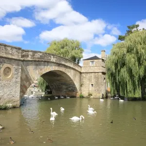 River Thames Halfpenny Bridge Print, Lechlade River Thames Halfpenny Bridge Print, Lechlade