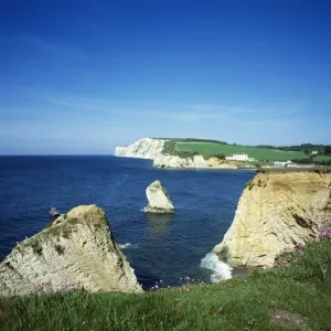 Isle of Wight Print: Freshwater Bay Landscape