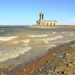 Rutland Water Normanton Church Museum Print: A Winter's Day Scene