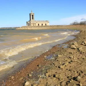 Rutland Water Normanton Church Museum Print - Winter Landscape