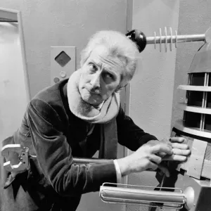 Dr Who as Eternity Cushing in a humorous pose, Print Dr Who as Eternity Cushing in a humorous pose, Print