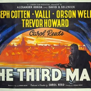 UK Theatrical Quad Print of The Third Man 1949 UK Theatrical Quad Print of The Third Man 1949