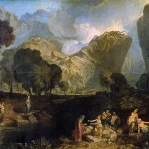 Print of The Goddess of Discord in the Garden Print of The Goddess of Discord in the Garden