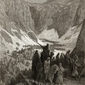 The Christian army in the mountains of Judea Print The Christian army in the mountains of Judea Print