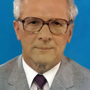 Erich Honecker Print, East German Communist Leader Portrait