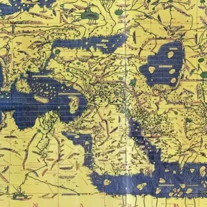 Print of The Tabula Rogeriana Map Print of The Tabula Rogeriana Map