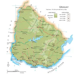 Uruguay Map Print (Illustrations 1) Uruguay Map Print (Illustrations 1)
