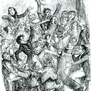 Laughter-filled audience print Laughter-filled audience print