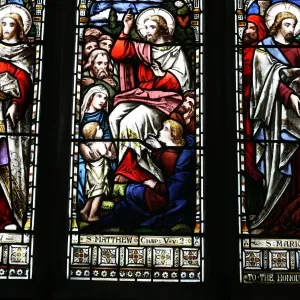 Adderbury Church Stained Glass Window Print Adderbury Church Stained Glass Window Print