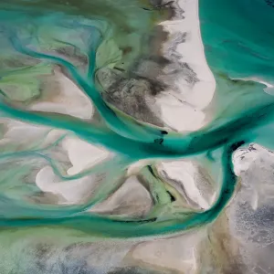 Flying over Shark Bay Print Flying over Shark Bay Print