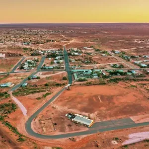 White Cliffs Opal Mining Town Aerial Print White Cliffs Opal Mining Town Aerial Print