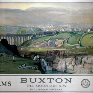 1924 Buxton Print, a colour poster 1924 Buxton Print, a colour poster