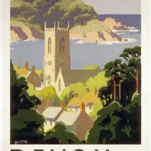 Devon Print, GWR Poster c 1930s Devon Print, GWR Poster c 1930s