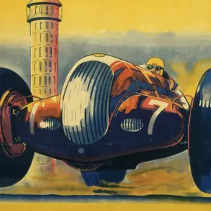 1938 Crooped Crystal Palace Road Circuit Print