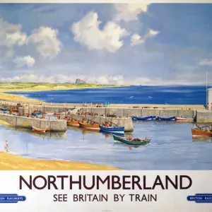 Northumberland Print, 1948-1965 BR Poster