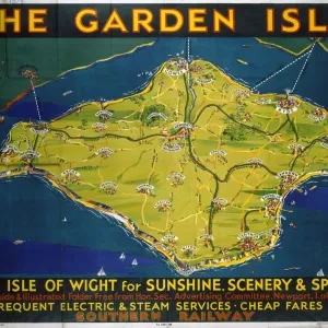 The Garden Isle Print, 1939 SR Poster The Garden Isle Print, 1939 SR Poster