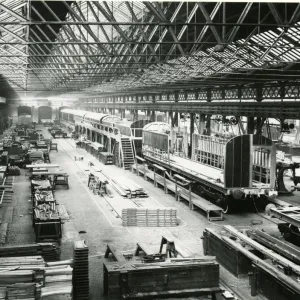 Print of York Carriage and Wagon Works Interior Print of York Carriage and Wagon Works Interior
