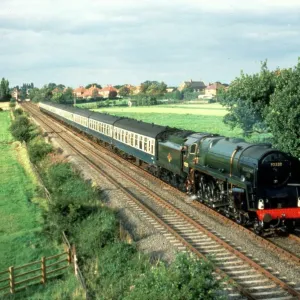 Étoile du Soir locomotive à vapeur de classe 2-10-0 No. 92220, 1960. Étoile du Soir locomotive à vapeur de classe 2-10-0 No. 92220, 1960.
