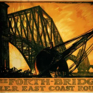 The Forth Bridge Print, 1923-1947 LNER Poster The Forth Bridge Print, 1923-1947 LNER Poster