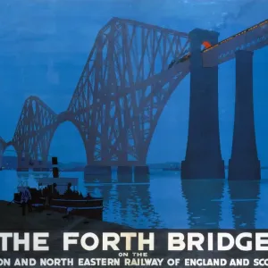 The Forth Bridge Print, a 1928 LNER poster The Forth Bridge Print, a 1928 LNER poster