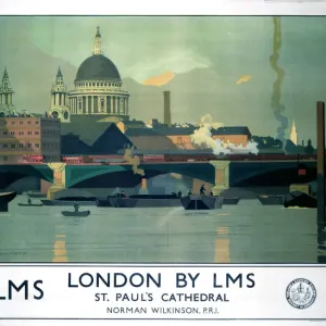 London Print by LMS, 1925