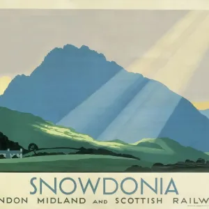 Snowdonia Print, c 1933 Snowdonia Print, c 1933