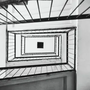 Spiral Staircase Print - Abstract Artwork
