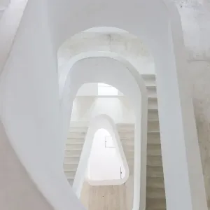 Lisbon Spiral Staircase Print