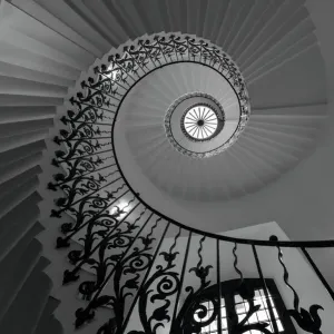 Spiral Staircase Print: Tulip Stairs, Queens House, Greenwich