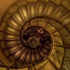 Golden Spiral Staircase Print Golden Spiral Staircase Print