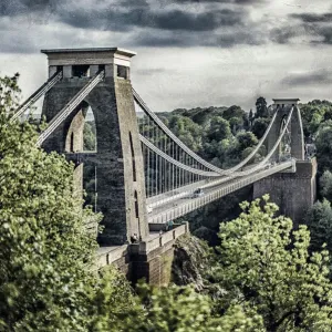 Clifton Suspension Bridge Print - Bristol Landmark Clifton Suspension Bridge Print - Bristol Landmark