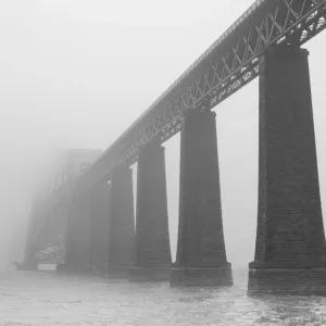 The Forth Rail Bridge in Sea Mist Print The Forth Rail Bridge in Sea Mist Print
