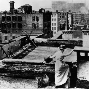 Fine Art Storehouse Print: Visiting Nurse 1920