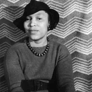 Zora Neale Hurston Print, circa 1940s