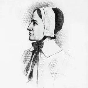 Le dessin d'Anne Hutchinson. Le dessin d'Anne Hutchinson.