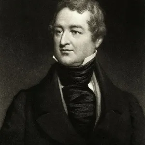 Sir Robert Peel Print, English Politician (1788-1850) Sir Robert Peel Print, English Politician (1788-1850)