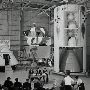 Apollo Spacecraft Mock-up Print (1960s) Apollo Spacecraft Mock-up Print (1960s)