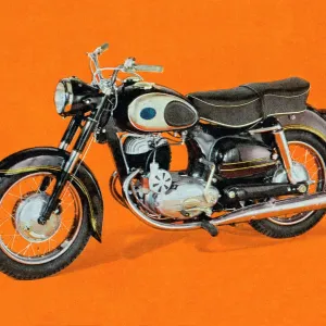 Vibrant Motorcycle Print: Captivating Art Illustrations Vibrant Motorcycle Print: Captivating Art Illustrations