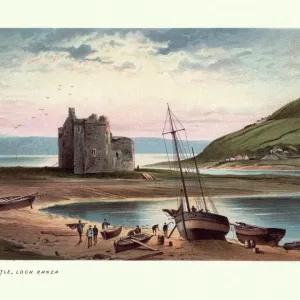 19th Century Lochranza Castle Print 19th Century Lochranza Castle Print