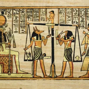 Egyptian Papyrus Print: Ancient Artwork on Canvas Egyptian Papyrus Print: Ancient Artwork on Canvas