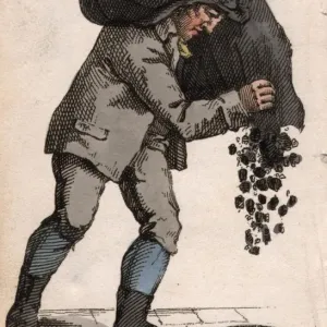 Coal Heaver Print circa 1820 Coal Heaver Print circa 1820