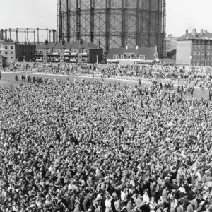 Cricket Ground Print: Oval Stadium, London 1926 Cricket Ground Print: Oval Stadium, London 1926