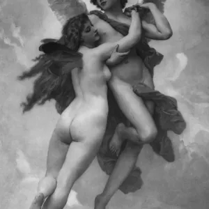 Cupid and Psyche Print circa 1890 Cupid and Psyche Print circa 1890