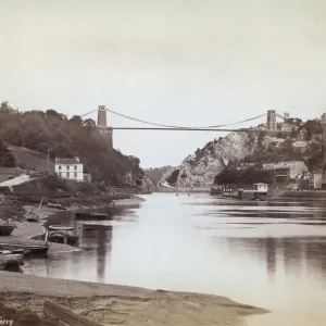 Clifton Suspension Bridge Print, circa 1880 Clifton Suspension Bridge Print, circa 1880
