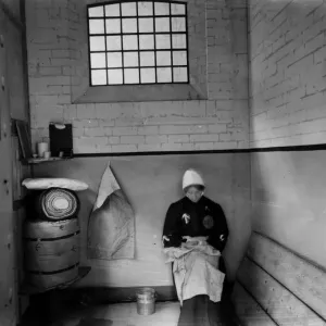 Suffragette in Prison Print, a 1909 Cell Reconstruction Suffragette in Prison Print, a 1909 Cell Reconstruction