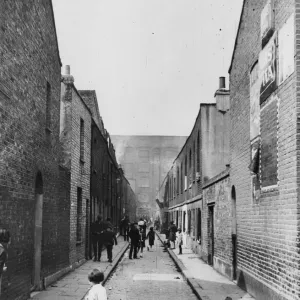 Limehouse Street Print: Children at Play circa 1900 London Limehouse Street Print: Children at Play circa 1900 London