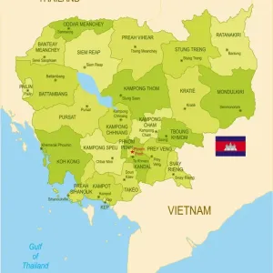 Tesoros en el Mapa de Camboya Tesoros en el Mapa de Camboya