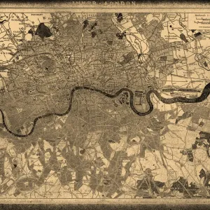 Mapa de la ciudad de Londres. Mapa de la ciudad de Londres.