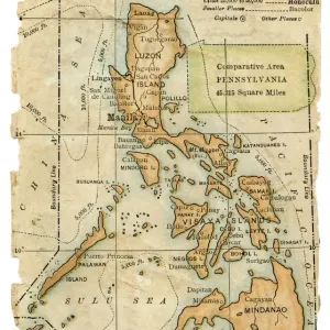 Mapa de Filipinas 1898. Mapa de Filipinas 1898.